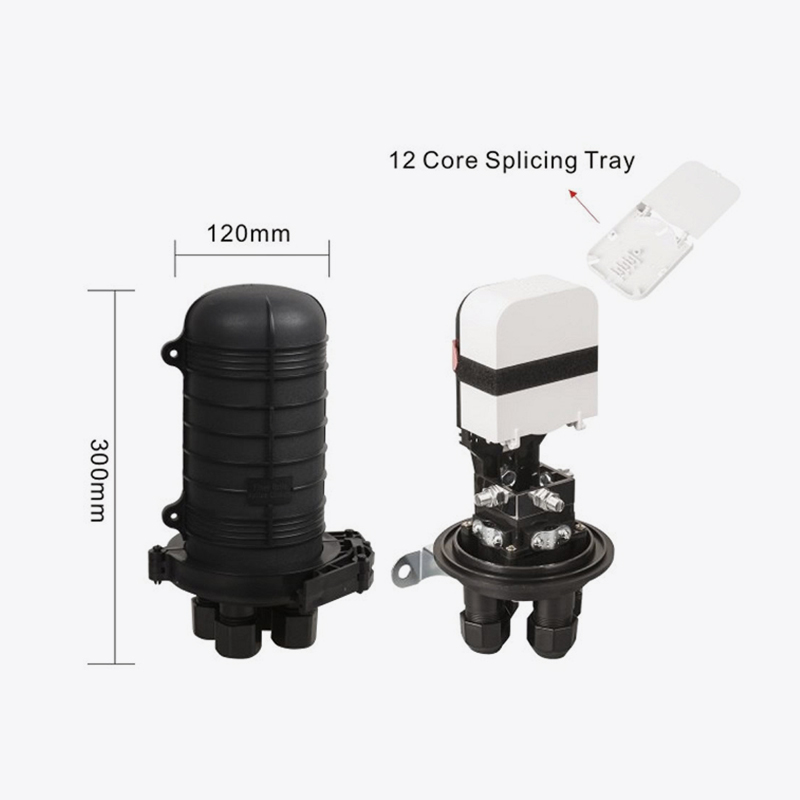 T6-105M 48 Core Fiber Optic Splice Stängning