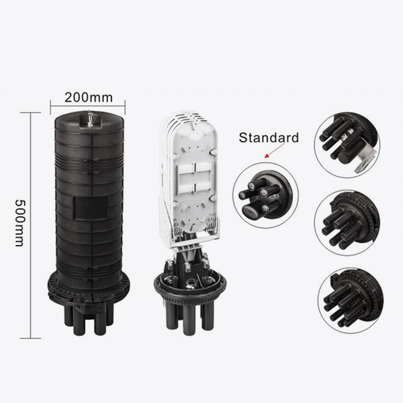 T6-116H-A 96 Core Fiber Optic Splice Stängning